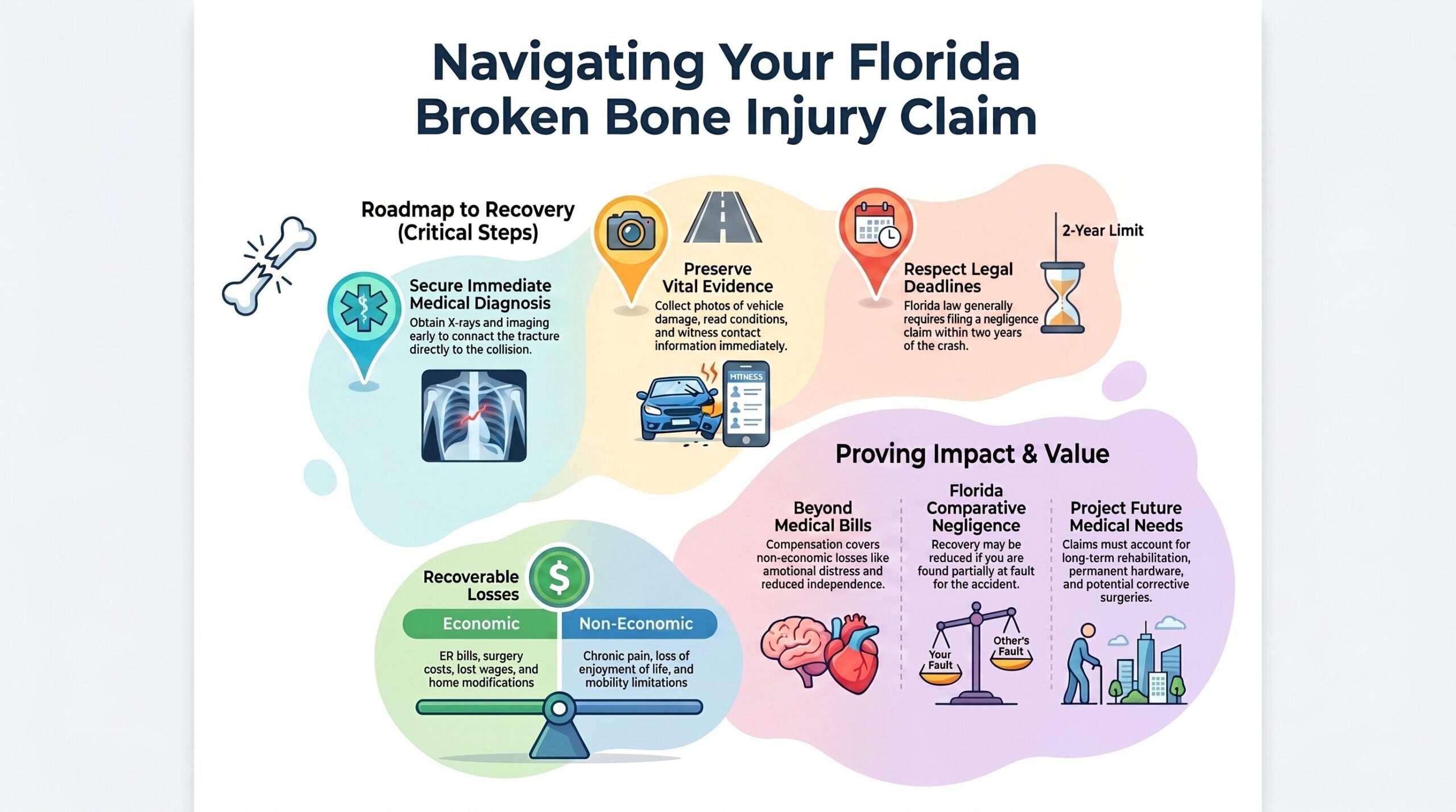 Guía de Reclamación por Fractura en Florida