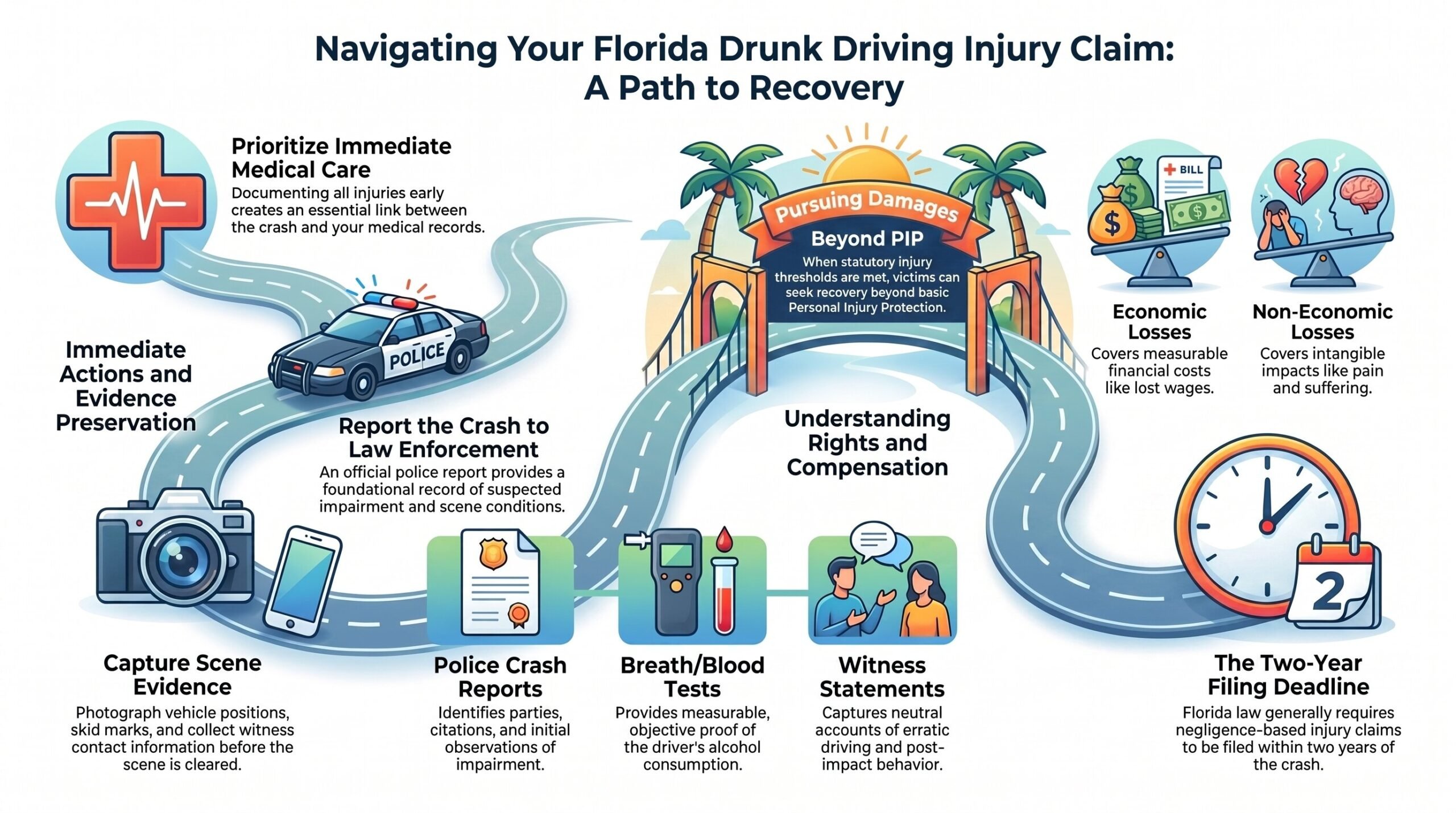 Guía del Proceso de Reclamación por Lesiones en Florida