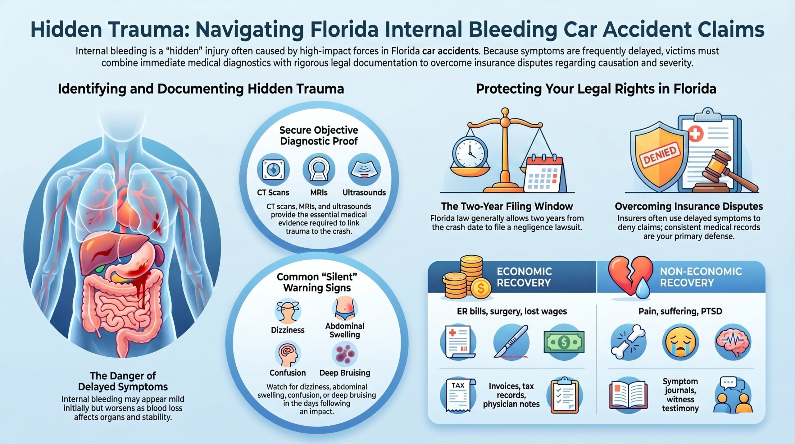 Florida Internal Bleeding Accident Claims
