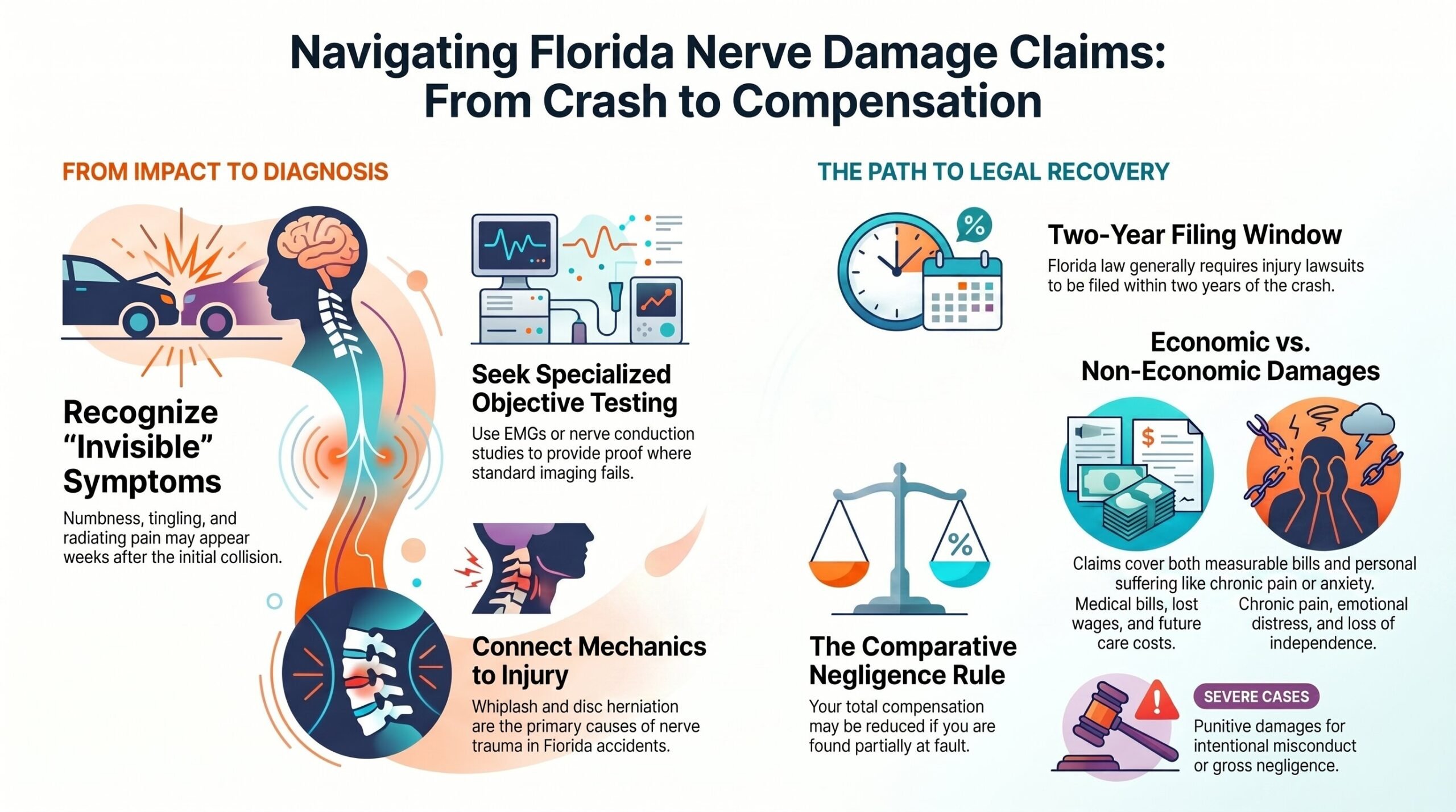 Guía de Reclamación por Daño Nervioso en Florida