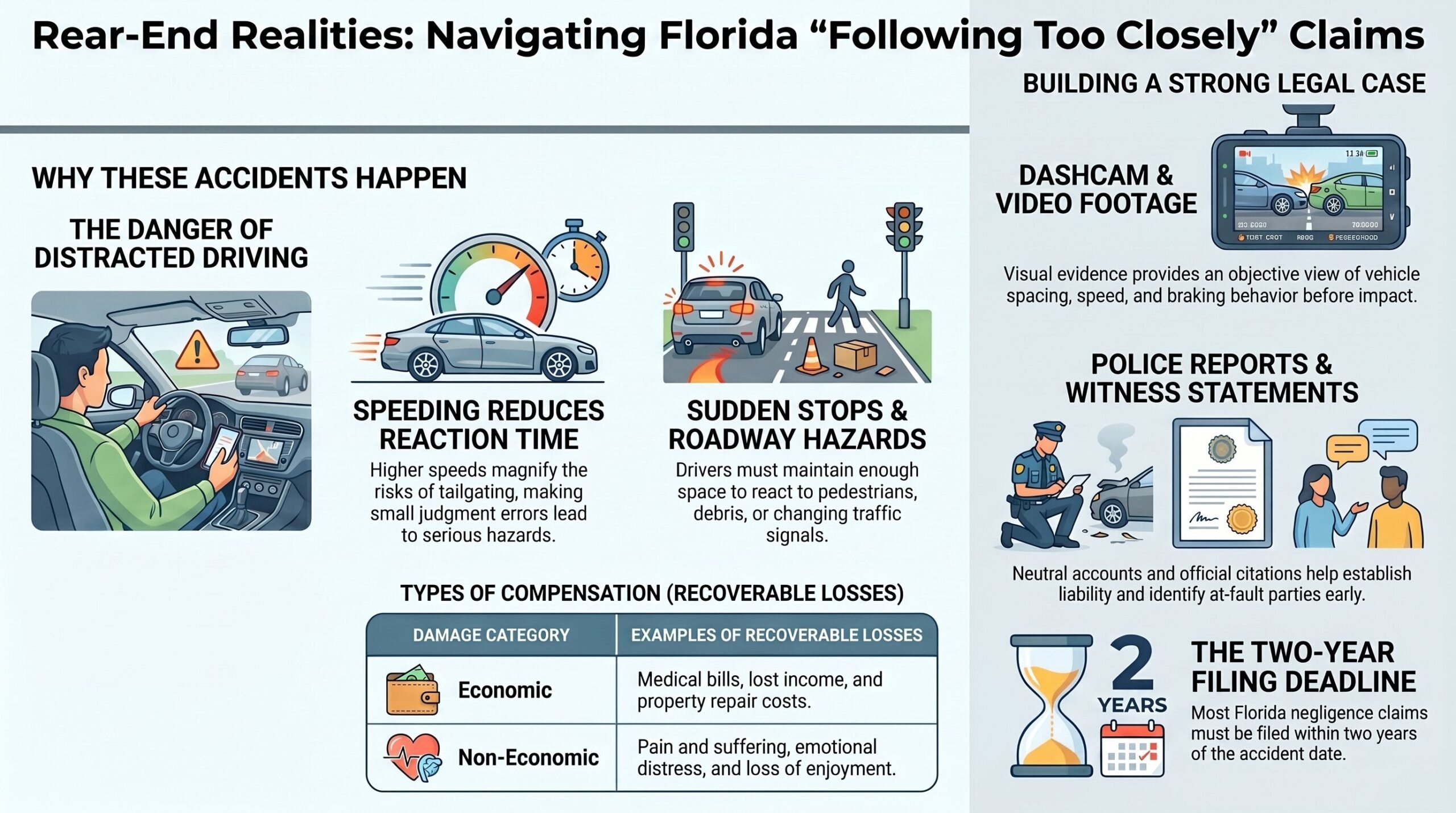 Guía de Accidentes por Alcance en Florida