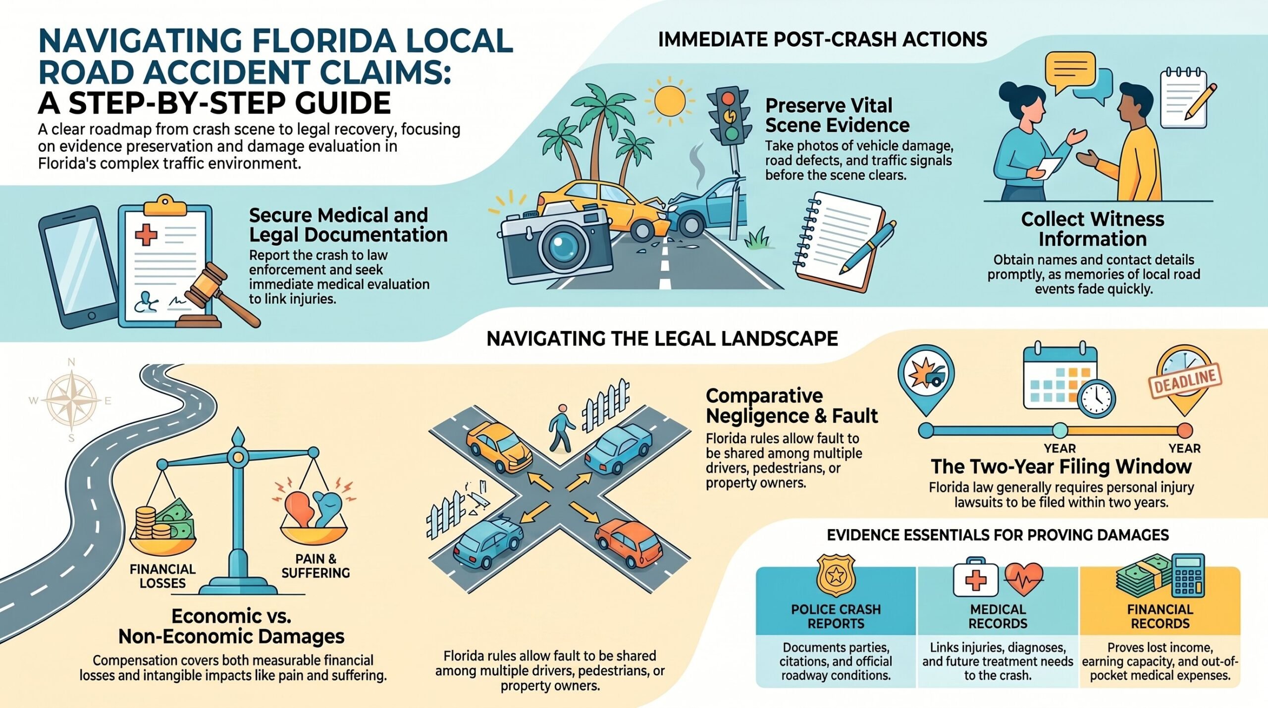 Florida Road Accident Claims Guide