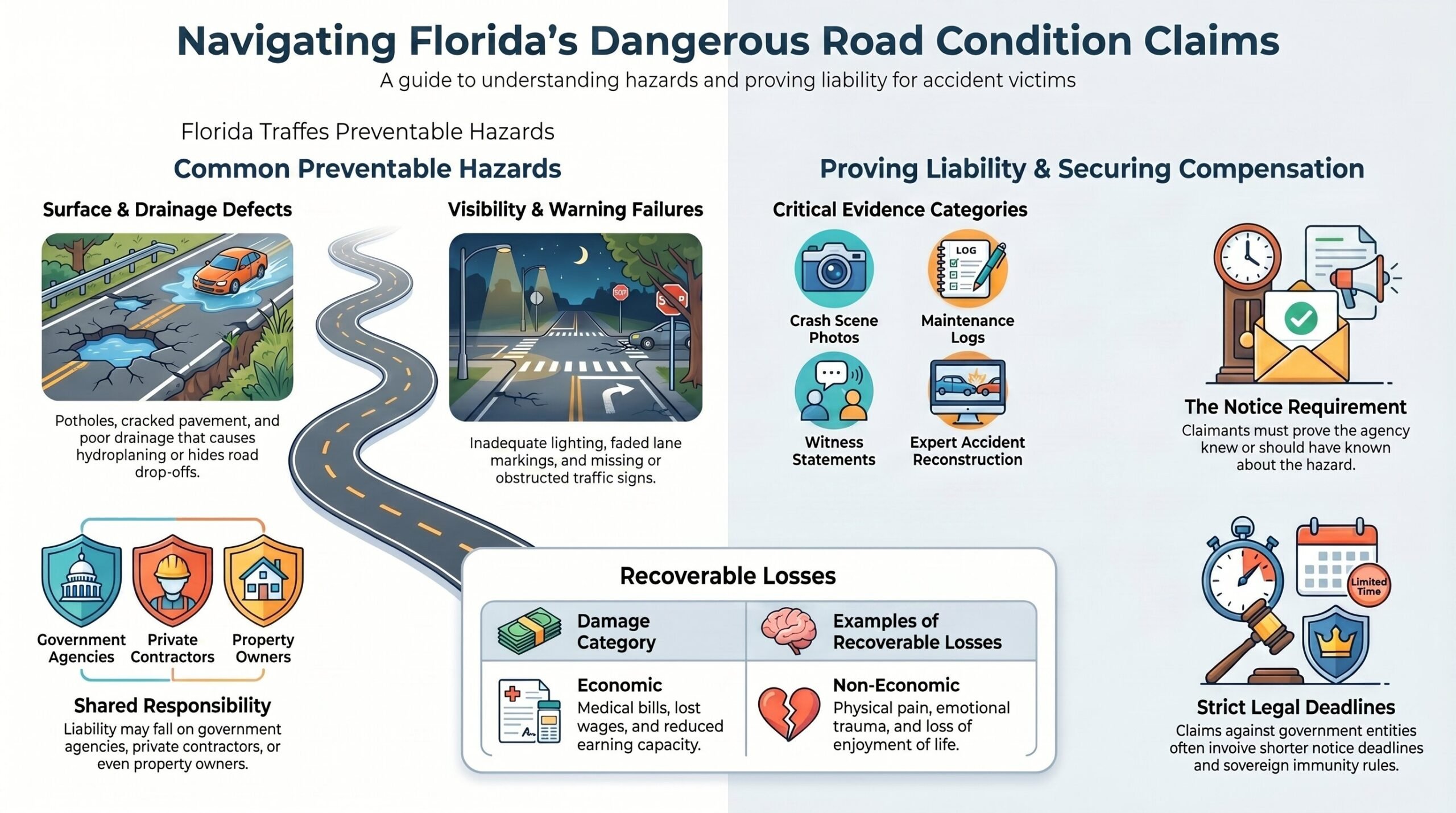 Florida Road Hazard Claims Guide