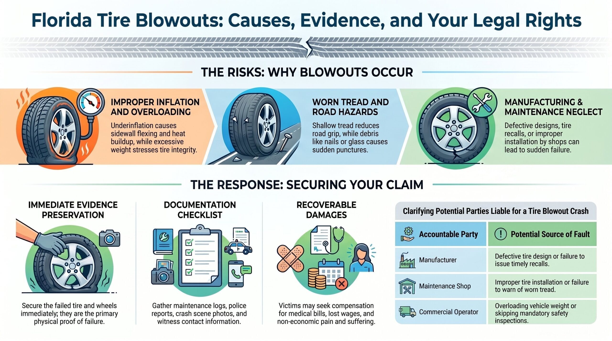Florida Tire Blowout Legal Guide