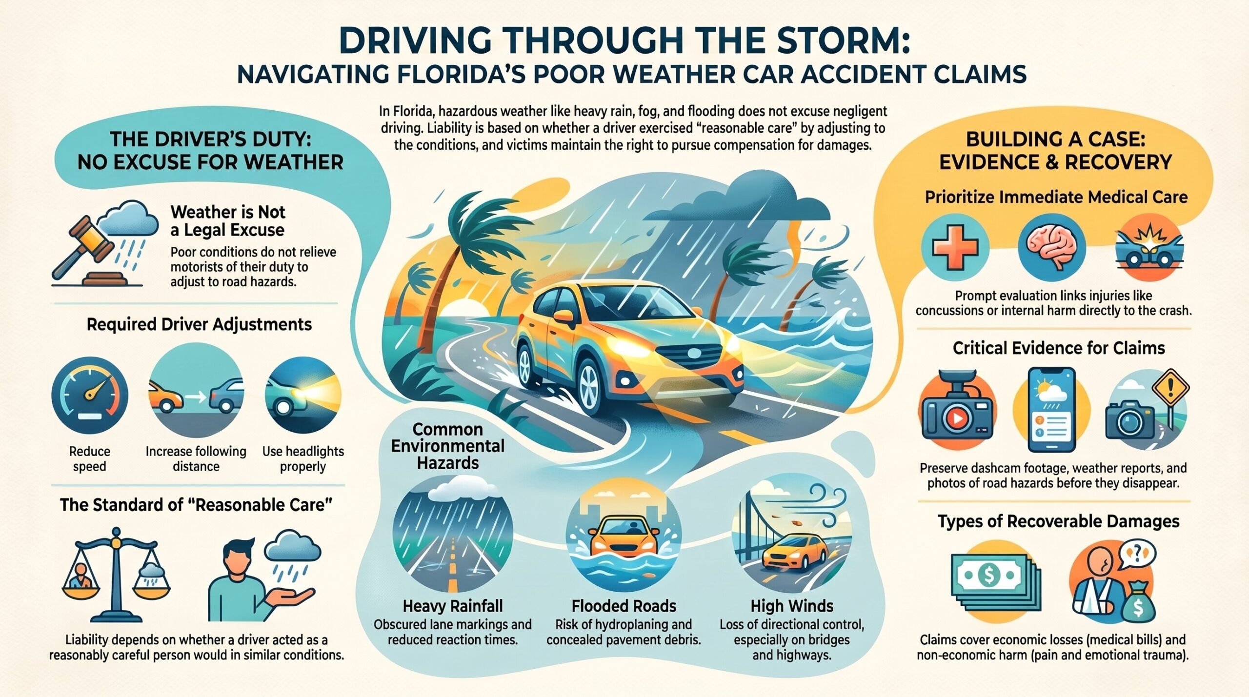 Florida Weather Car Accident Claims