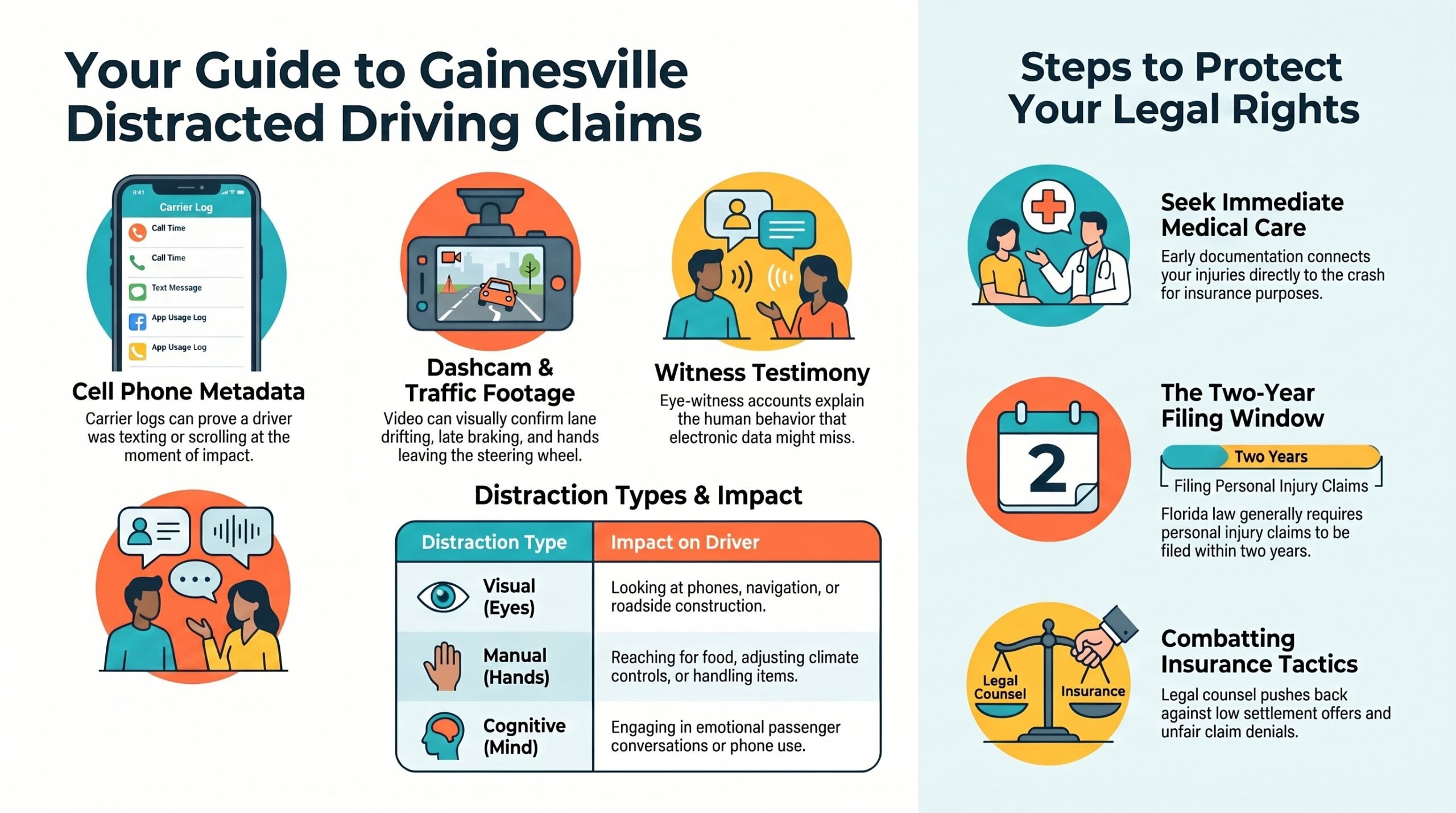 Guide to Distracted Driving Claims