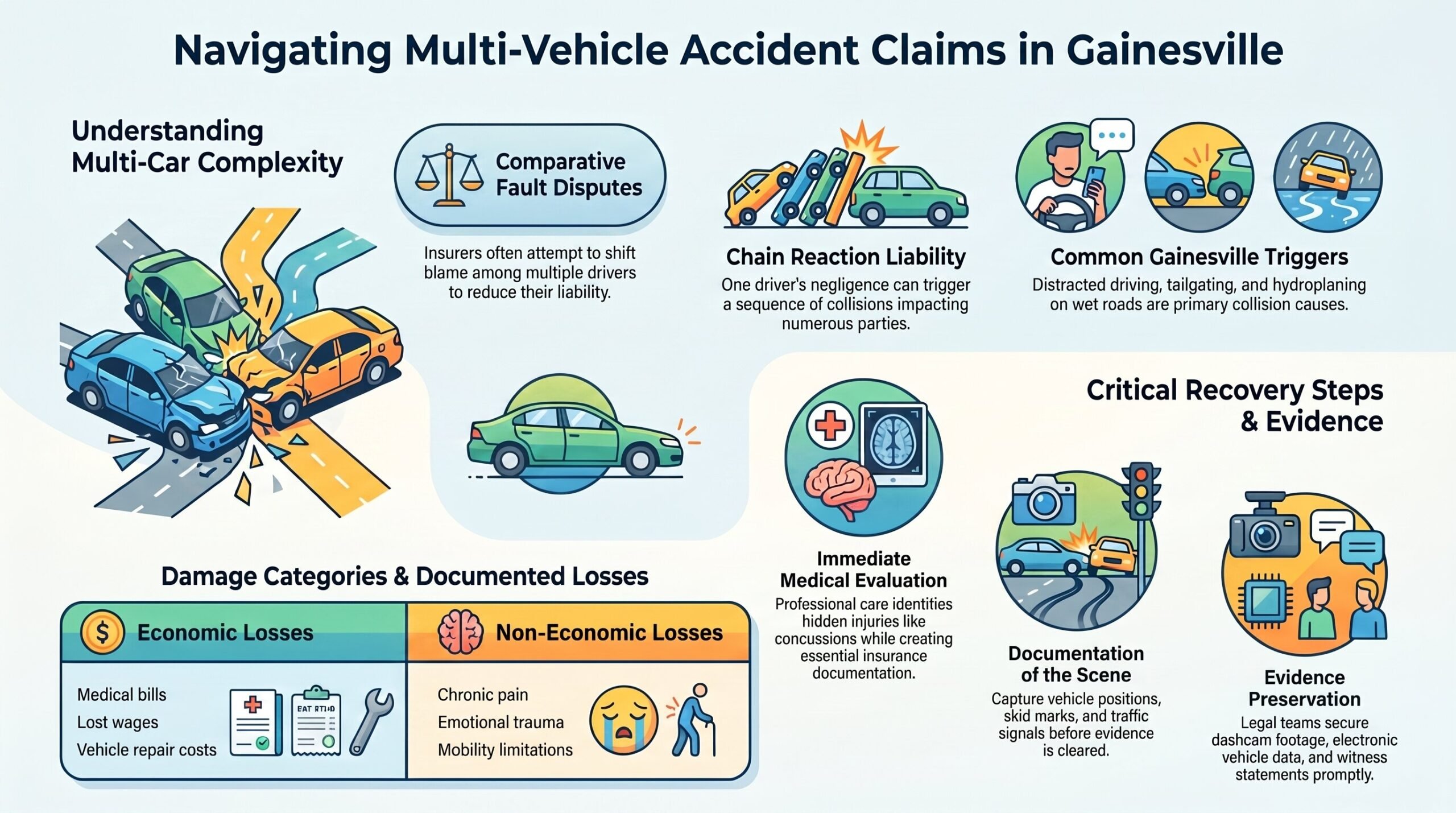 Multi-Vehicle Accident Claims Guide