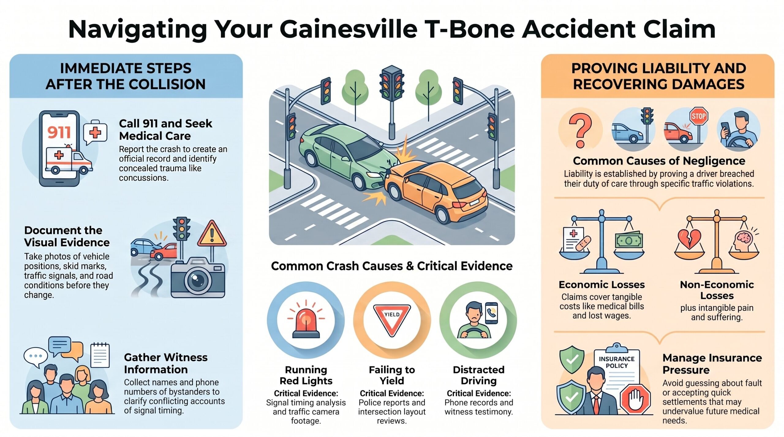 Navigating T-Bone Accident Claims