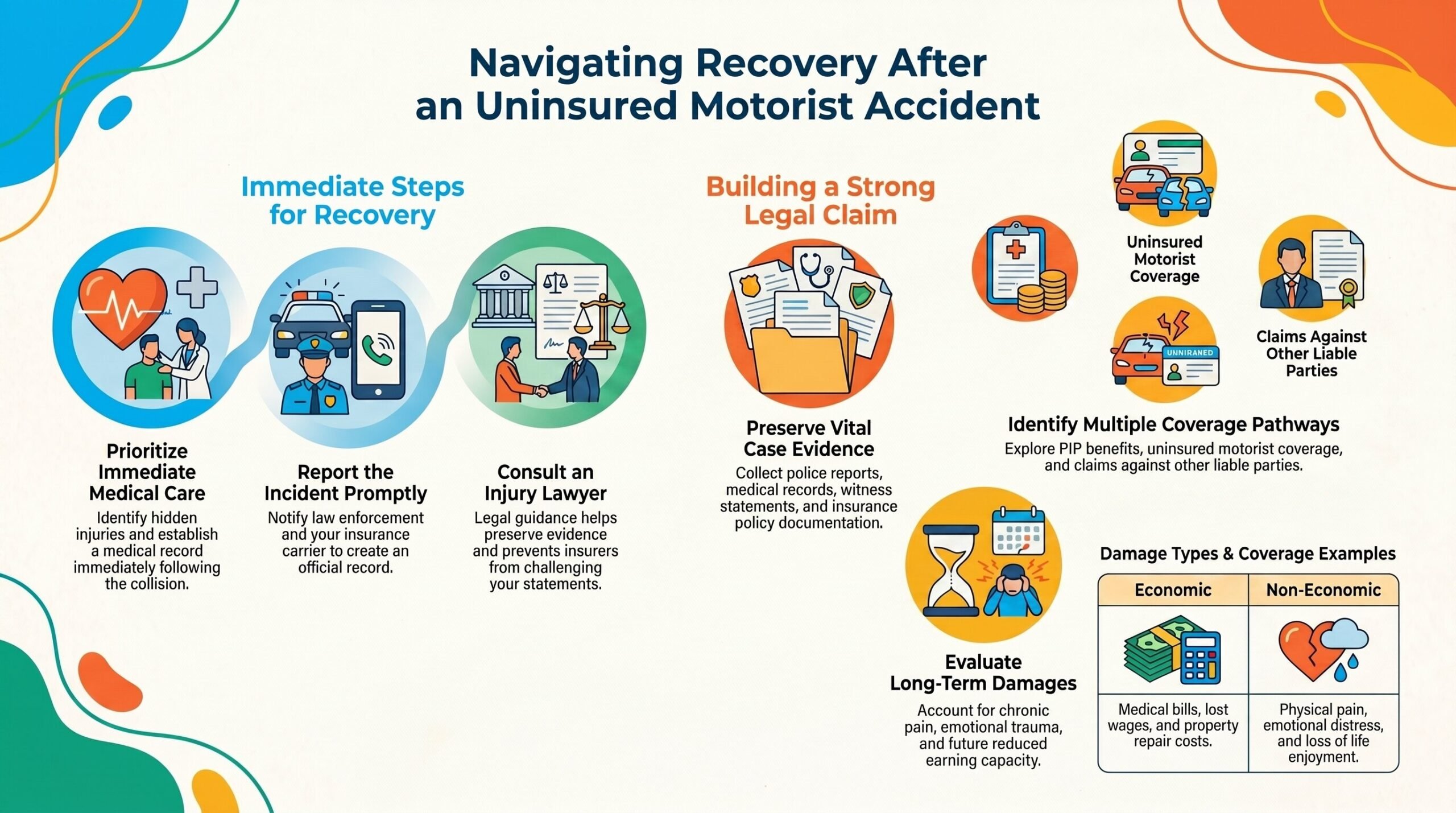 Recovery From Uninsured Motorist Accidents