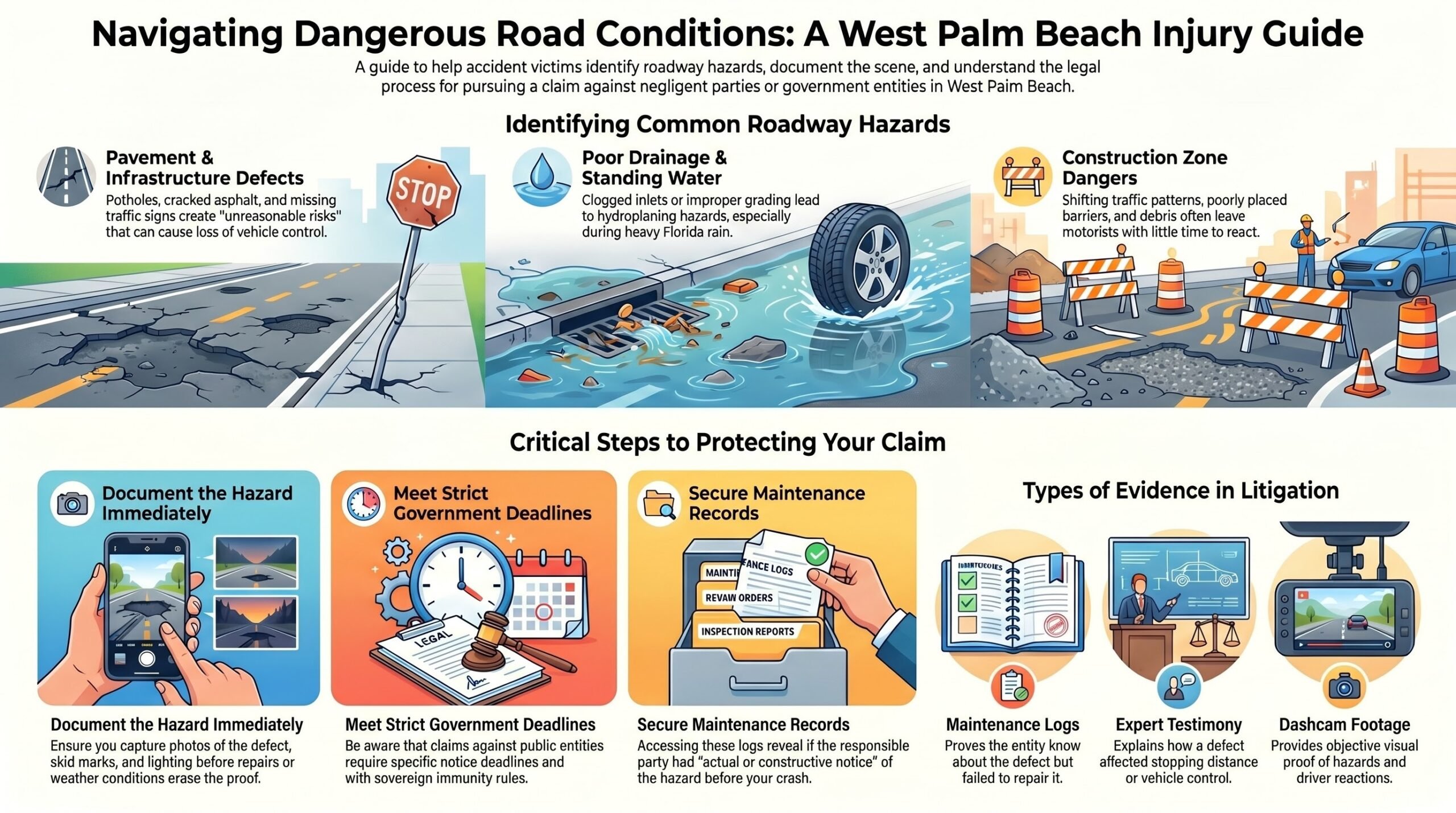 Road Hazard Injury Claim Guide