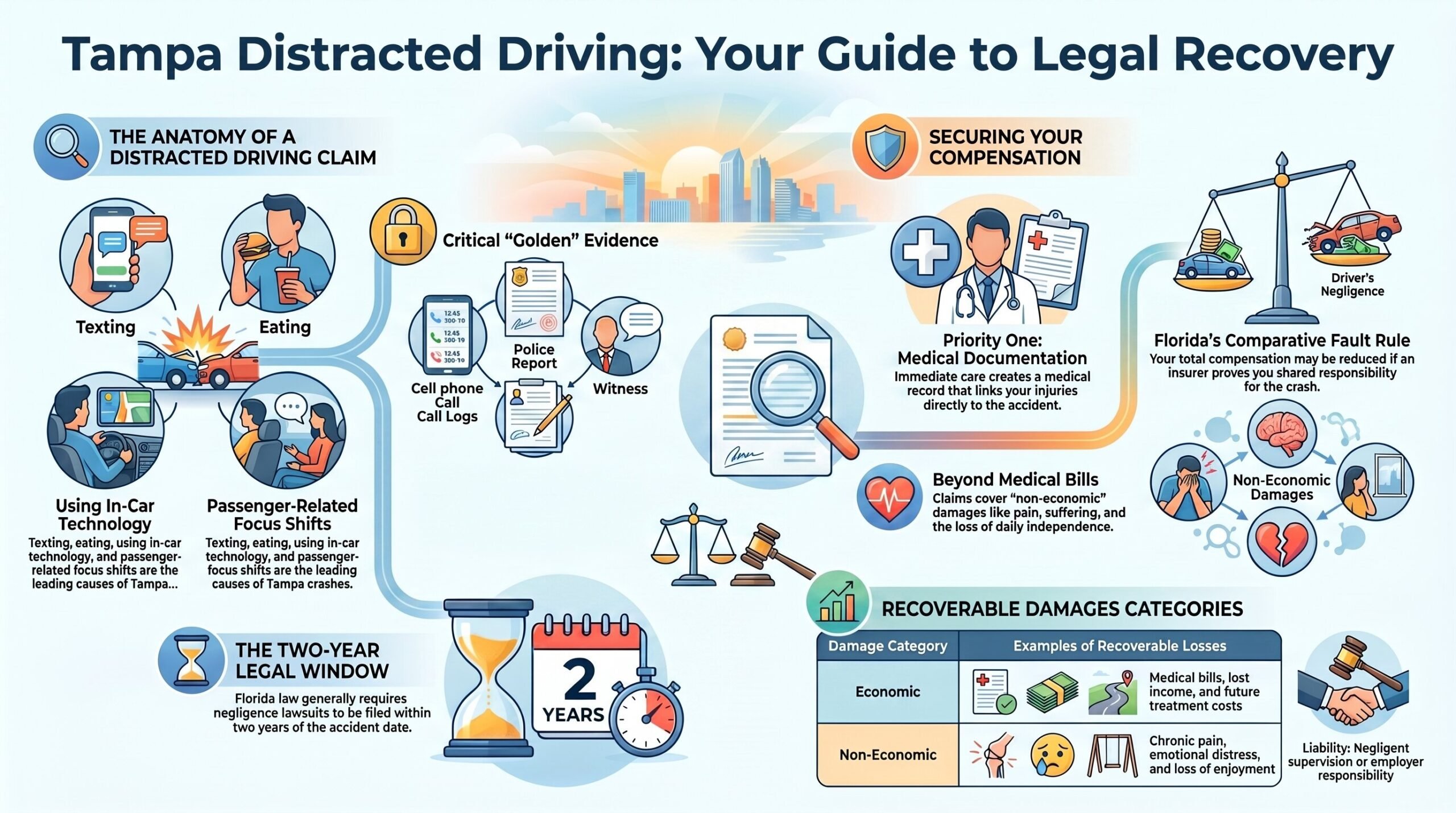 Tampa Distracted Driving Legal Guide