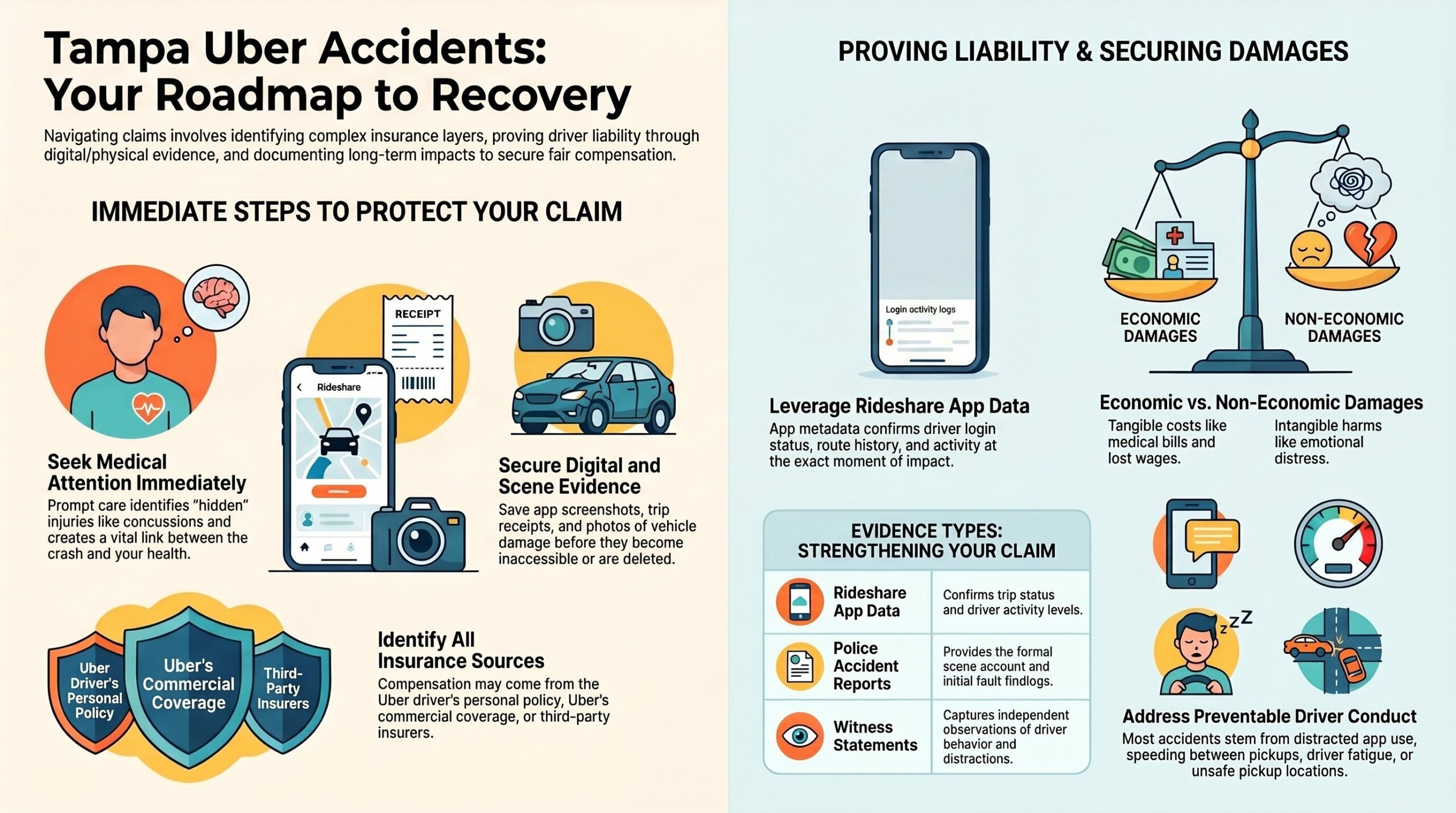 Tampa Rideshare Accident Recovery Guide
