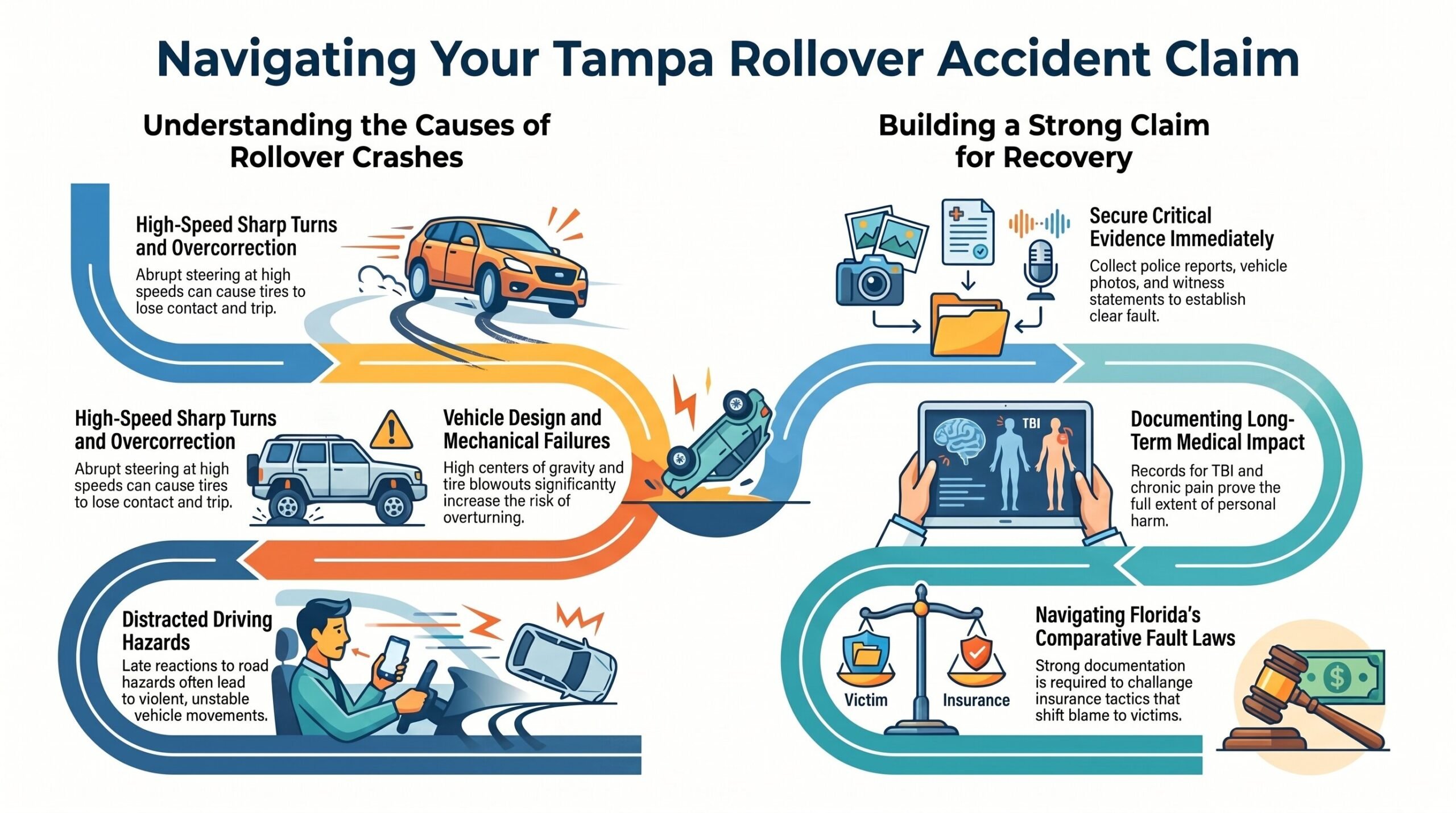 Tampa Rollover Accident Claim Guide
