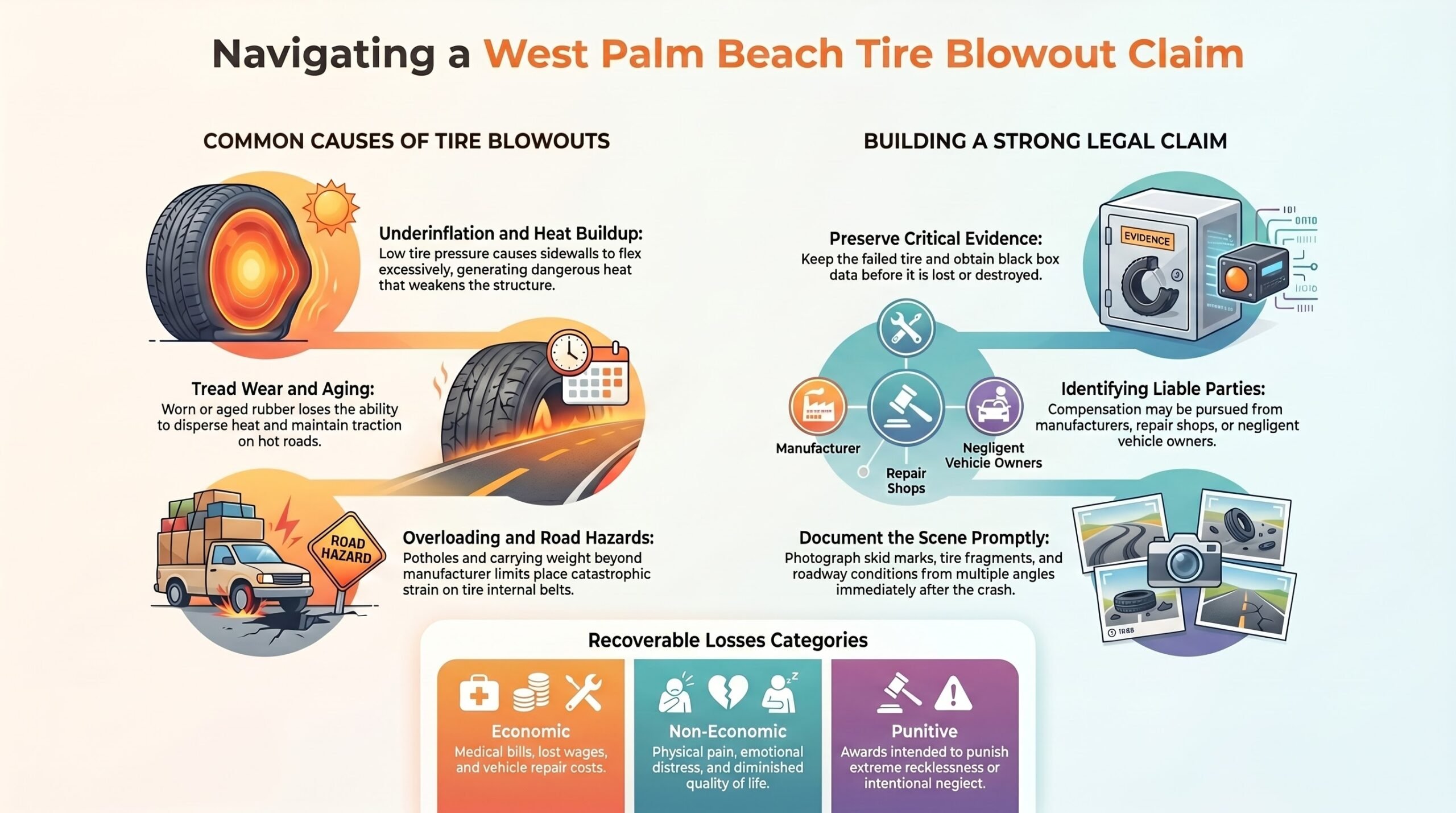 Reclamaciones por Reventón en West Palm Beach