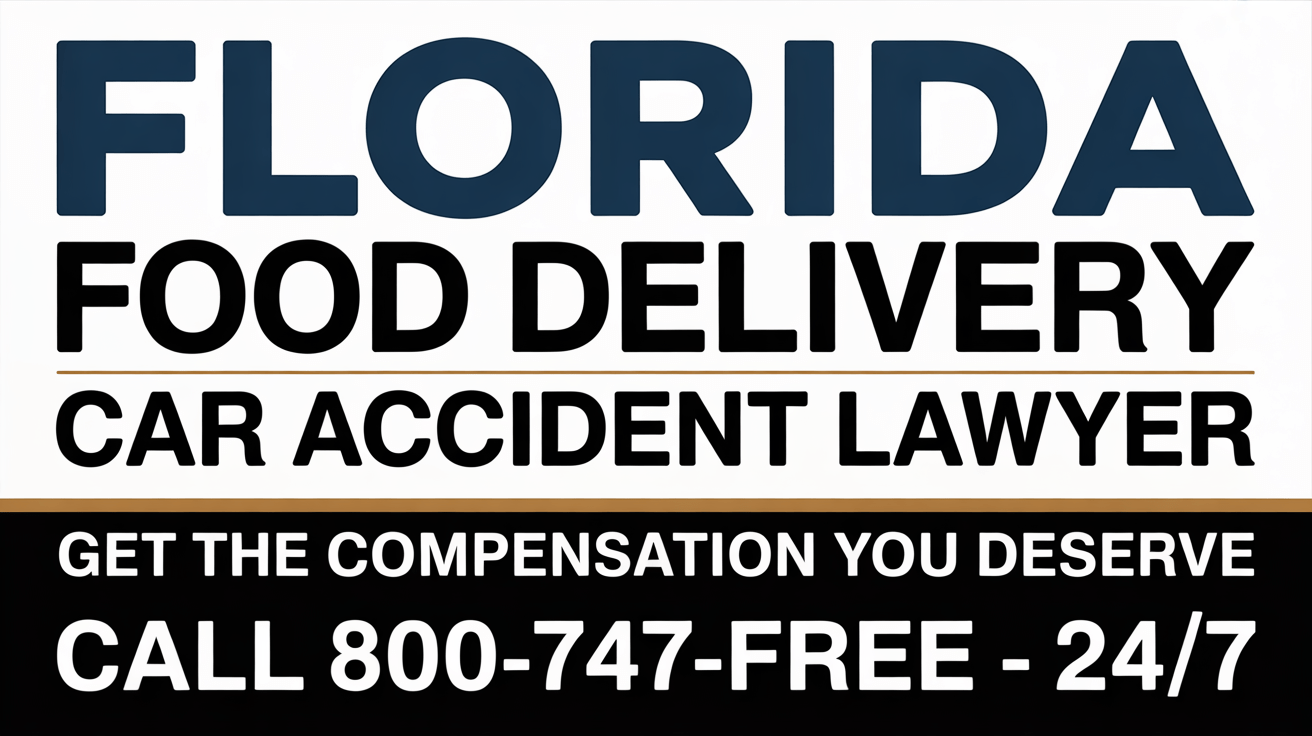 Florida Food Delivery Car Accident Injury Lawyer