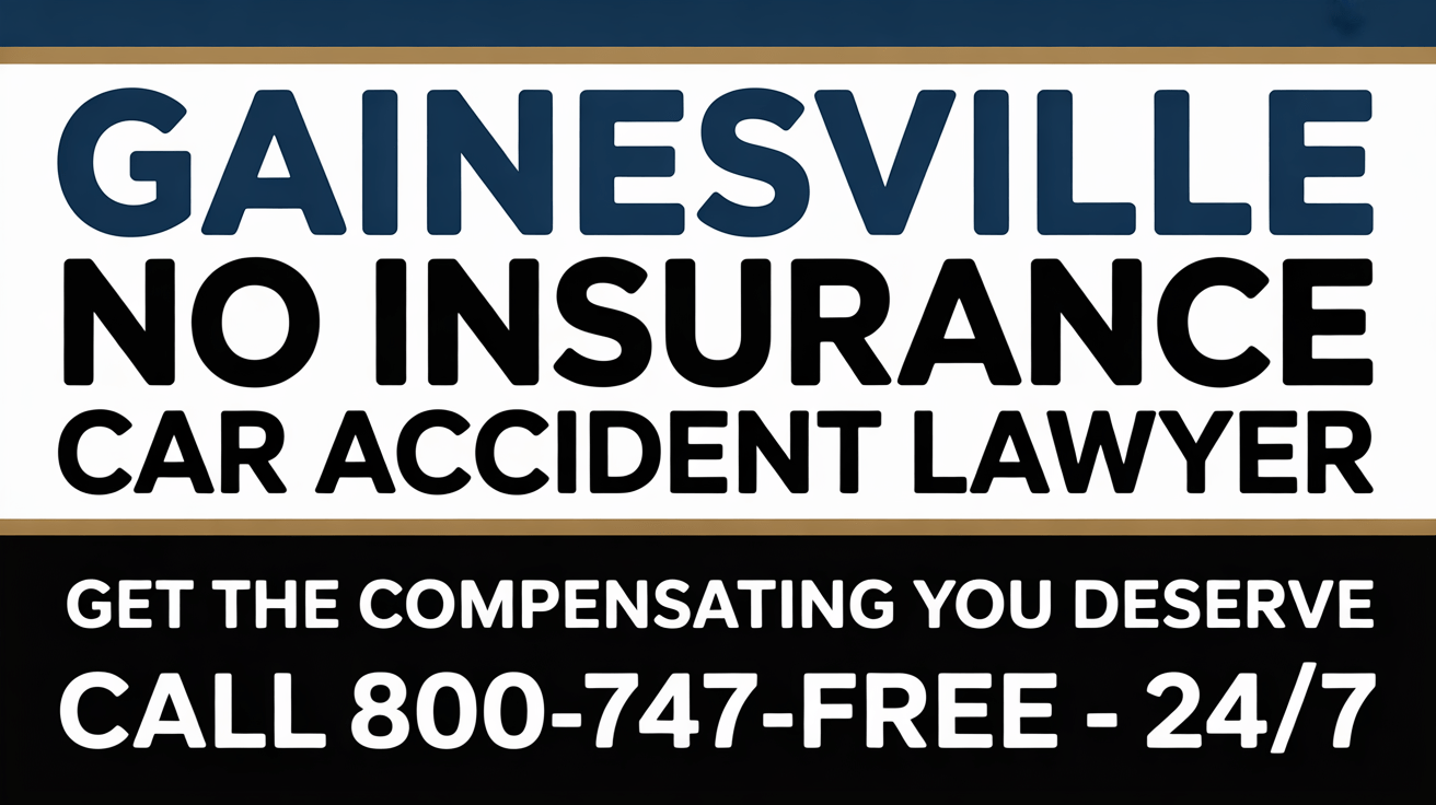 Gainesville No Insurance Car Accident Injury Lawyer