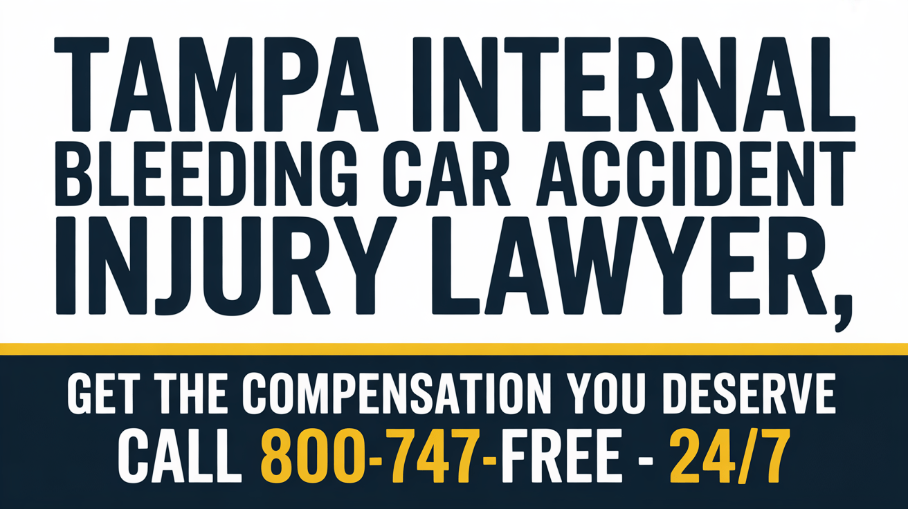 Tampa Internal Bleeding Car Accident Injury Lawyer