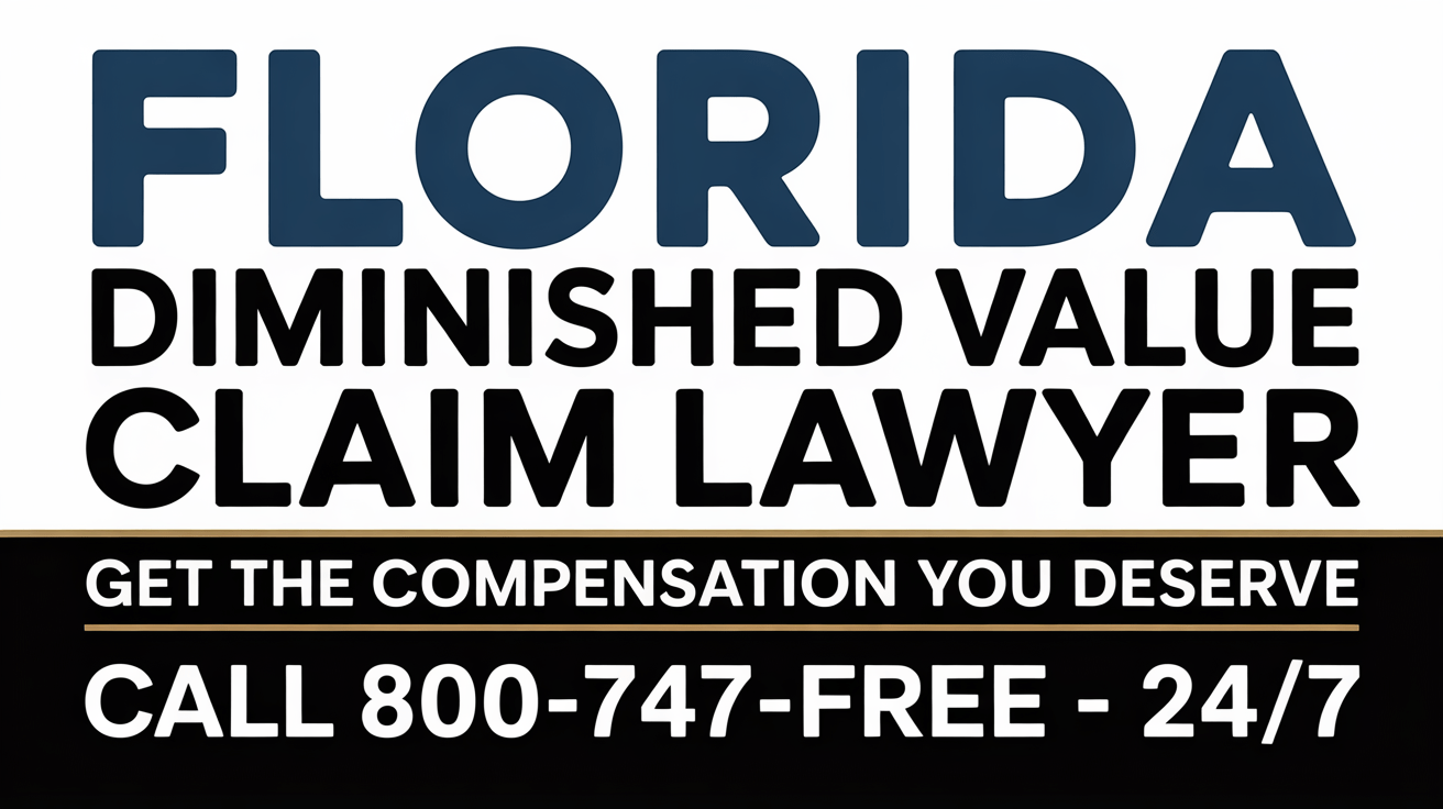 Florida Diminished Value Claim Injury Lawyer