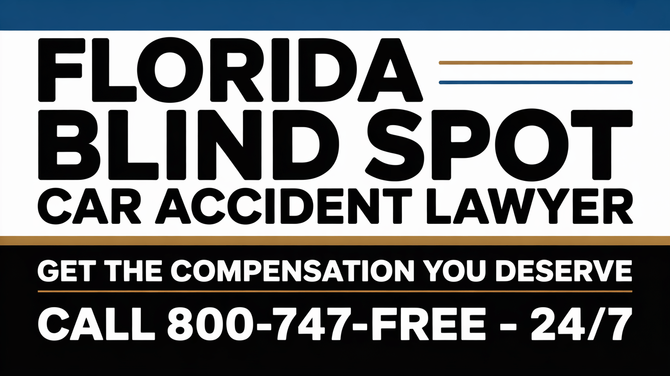 Abogado de Lesiones por Accidentes de Coche en Puntos Ciegos de Florida