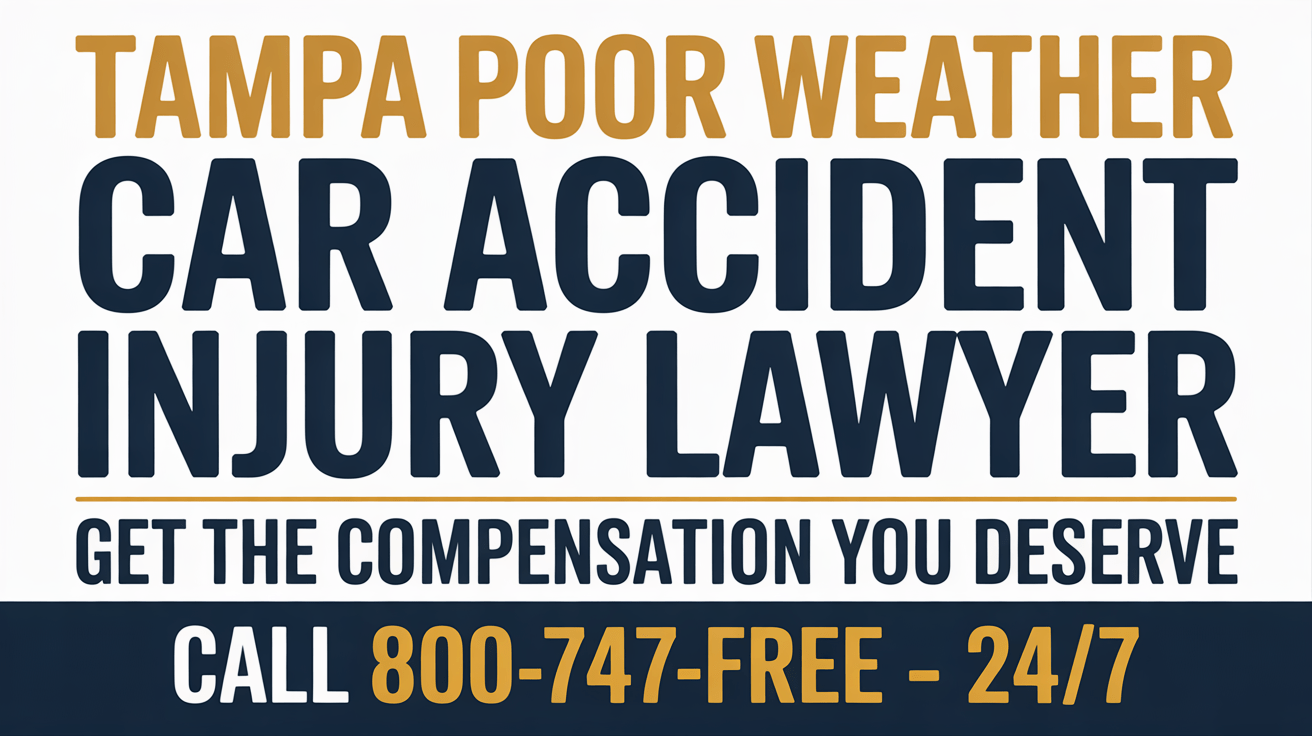 Tampa Poor Weather Car Accident Injury Lawyer