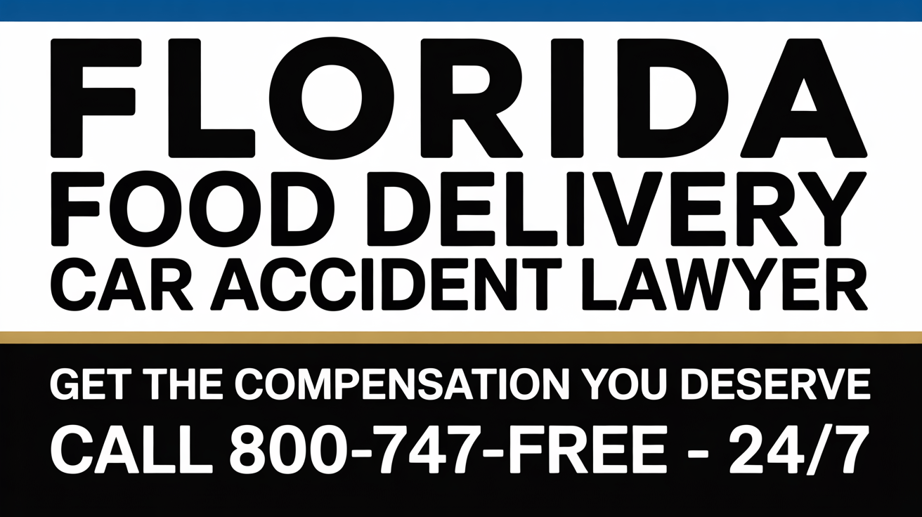 Florida Food Delivery Car Accident Injury Lawyer