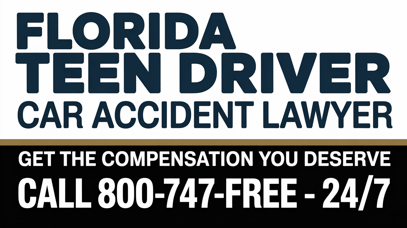 Florida Teen Driver Car Accident Injury Lawyer