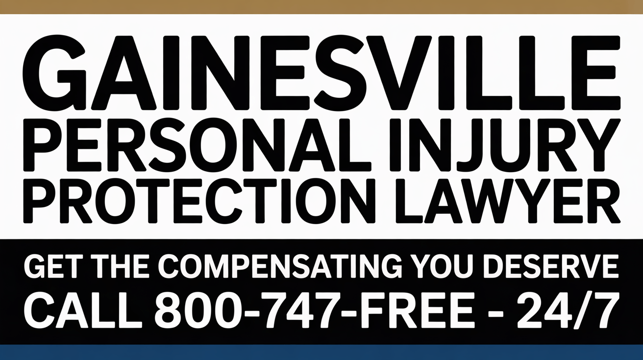 Abogado de Protección de Lesiones Personales (PIP) de Gainesville