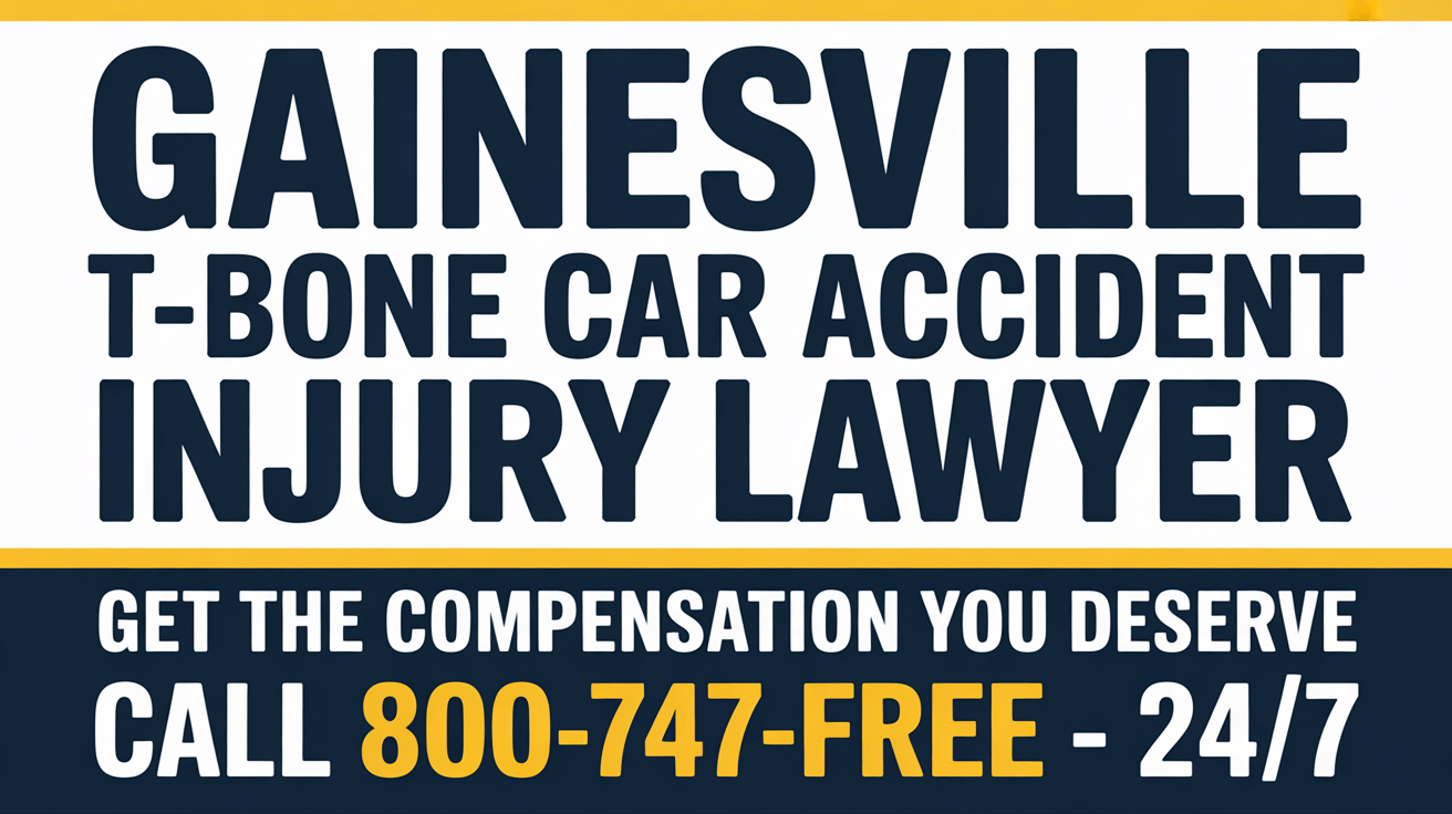 Gainesville T-Bone Car Accident Injury Lawyer