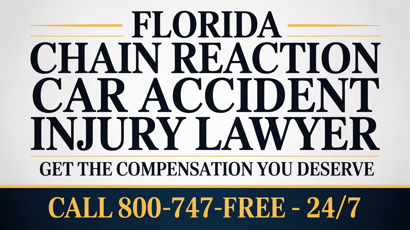 Florida Chain Reaction Car Accident Injury Lawyer