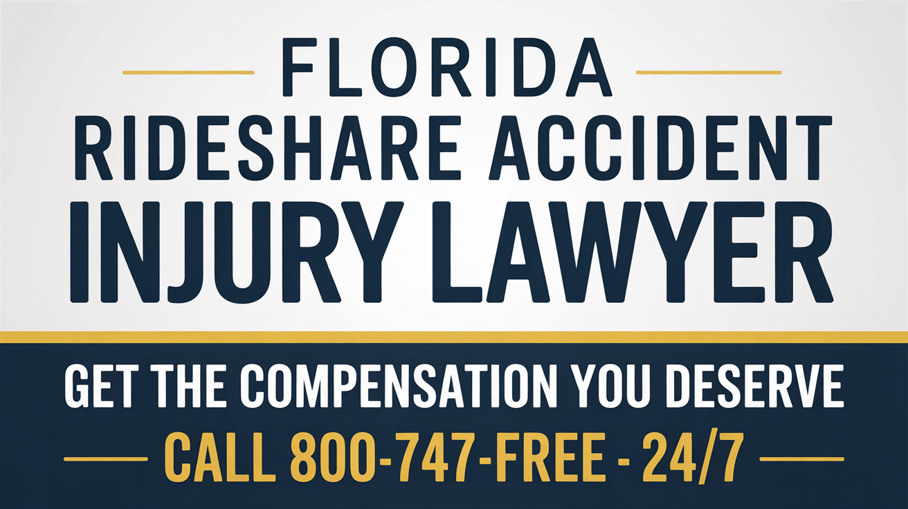 Abogado de lesiones por accidentes de rideshare en Florida