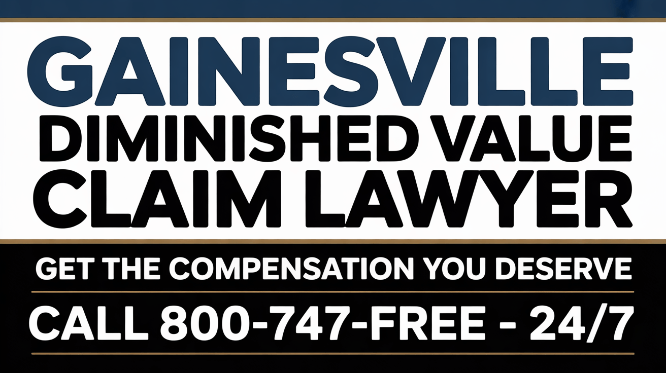 Abogado de lesiones por reclamo de valor disminuido en Gainesville