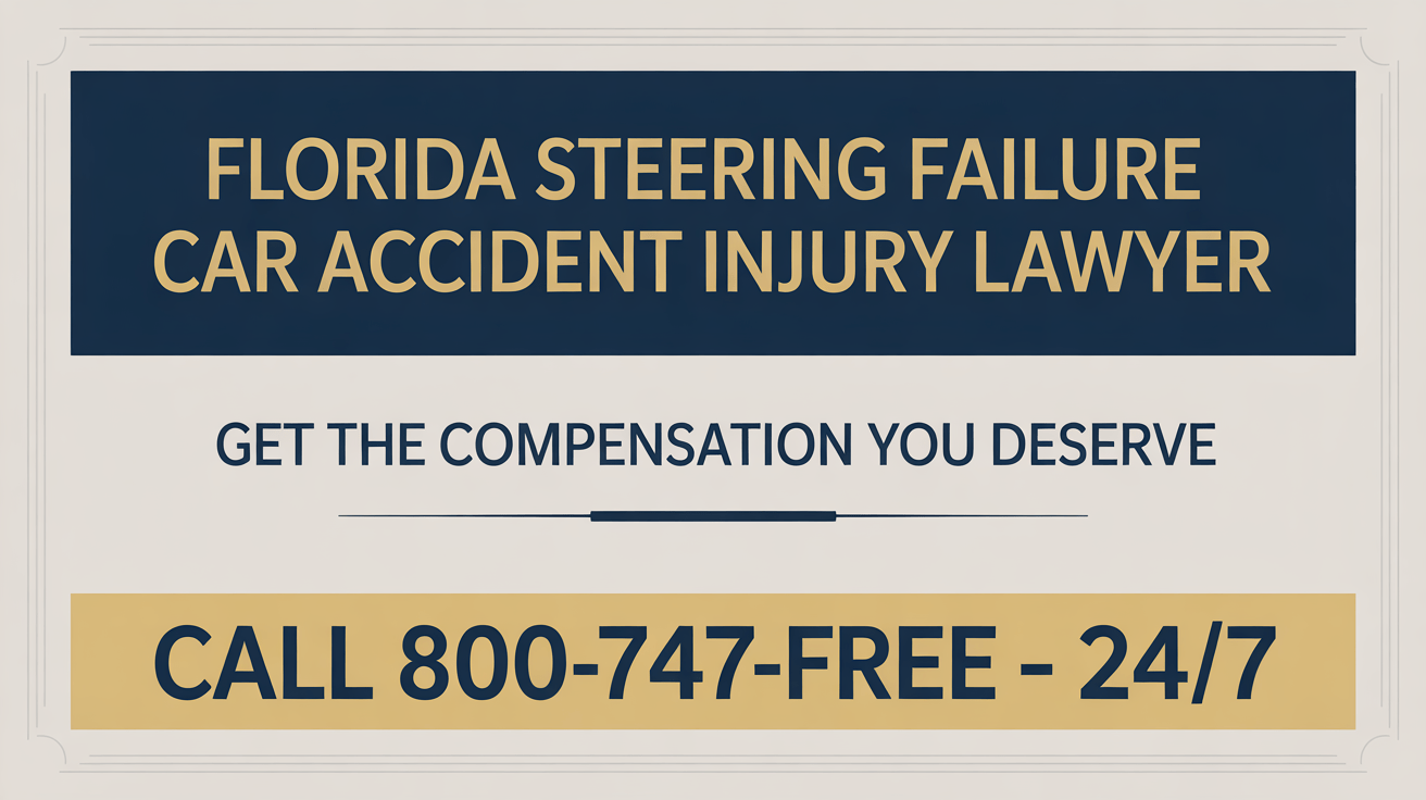 Florida Steering Failure Car Accident Injury Lawyer