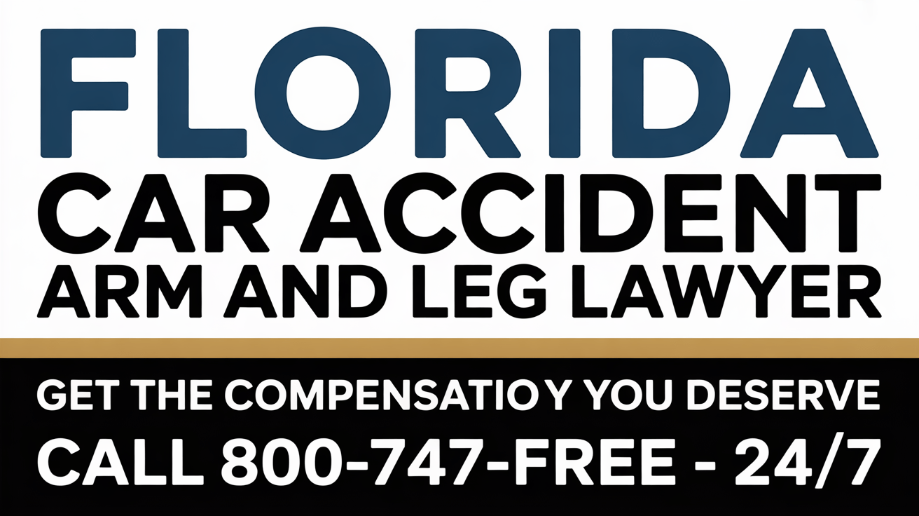 Abogado de lesiones en brazos y piernas por accidente automovilístico en Florida