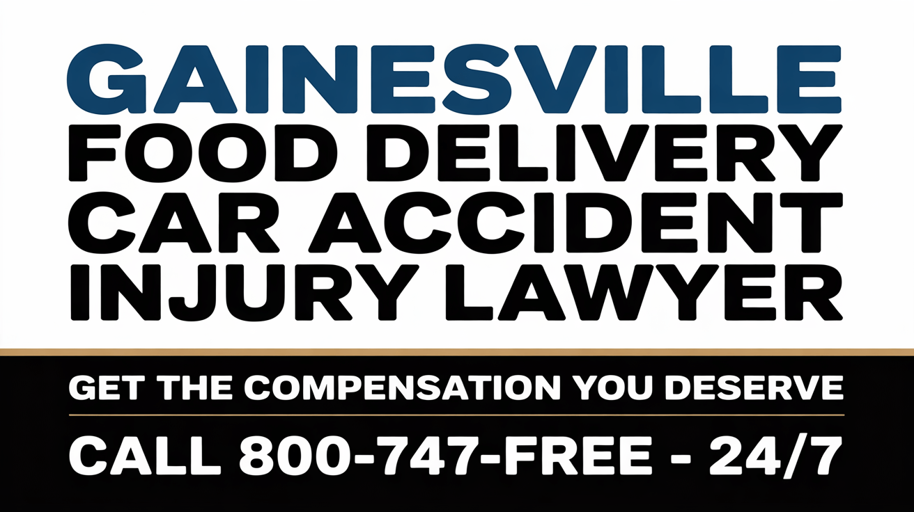 Gainesville Food Delivery Car Accident Injury Lawyer