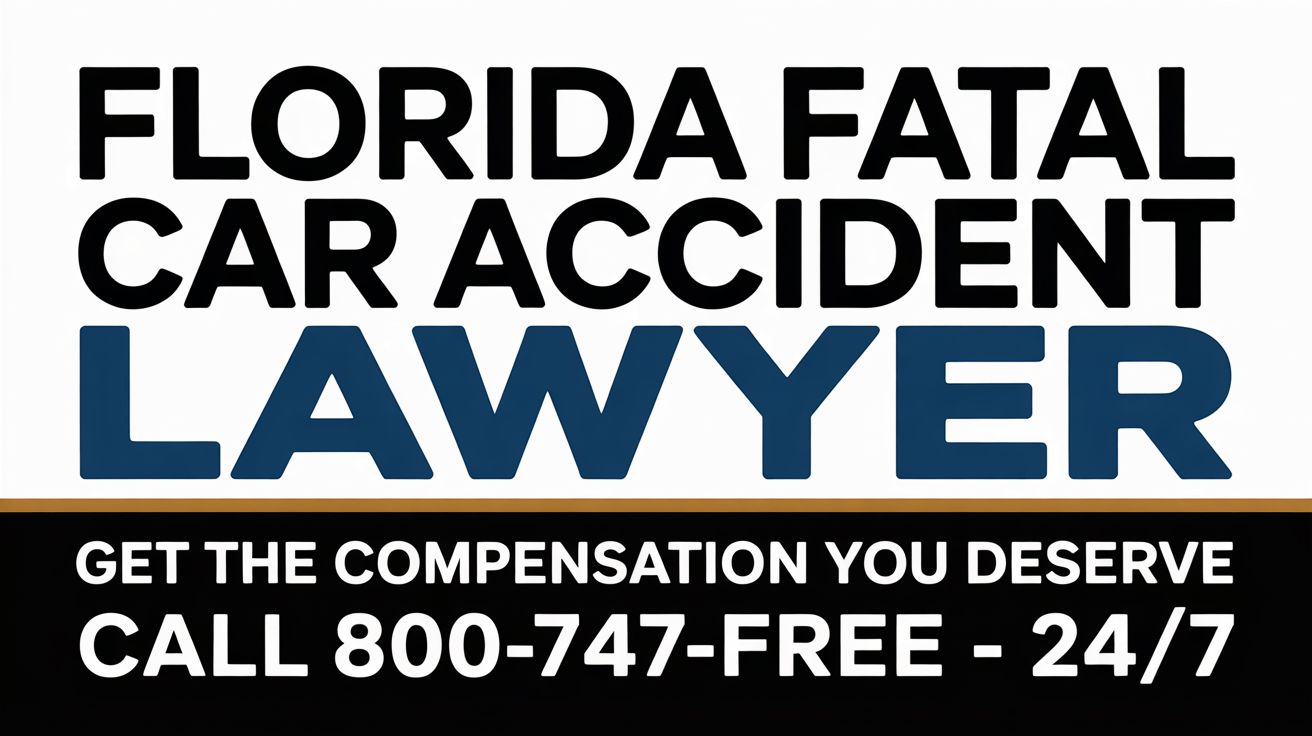 Abogado de lesiones por accidente automovilístico mortal en Florida