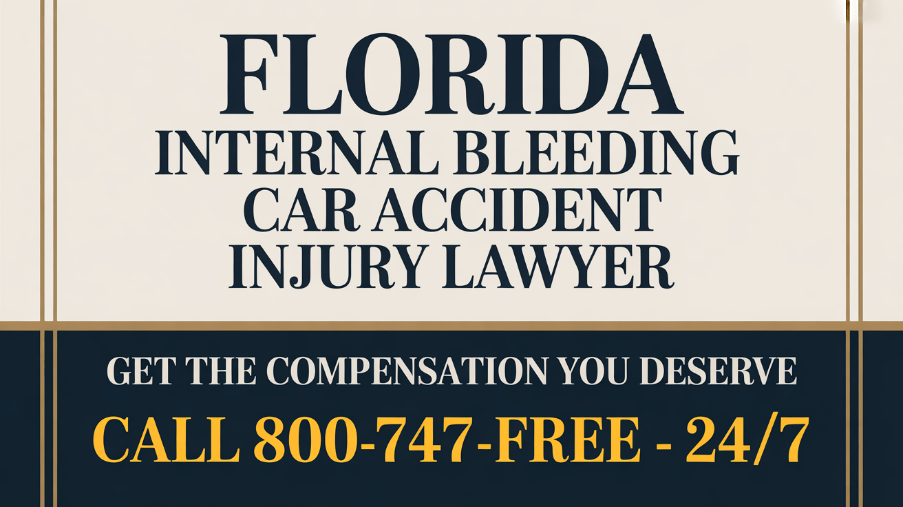 Florida Internal Bleeding Car Accident Injury Lawyer