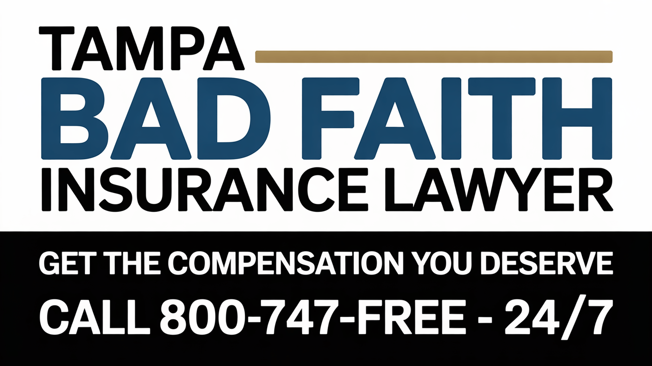 Abogado de Lesiones por Mala Fe de Seguros en Tampa