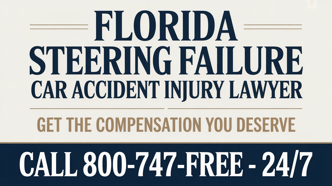 Florida Steering Failure Car Accident Injury Lawyer