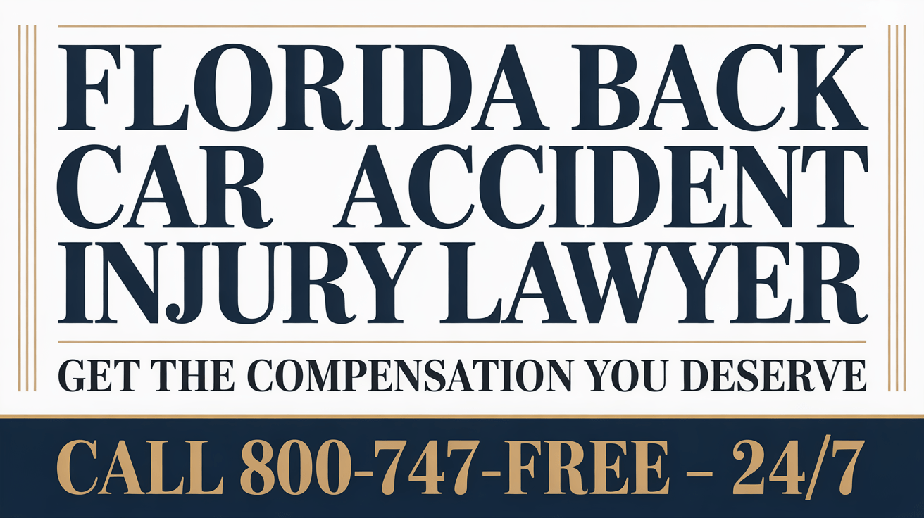 Florida Back Car Accident Injury Lawyer 