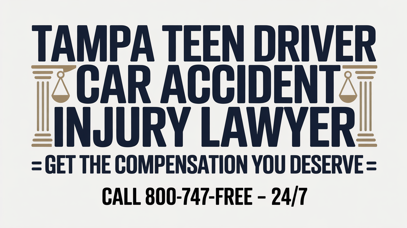 Abogado de Lesiones por Accidentes de Automóvil de Conductores Adolescentes en Tampa