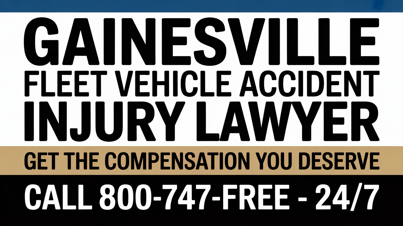 Gainesville Fleet Vehicle Accident Injury Lawyer