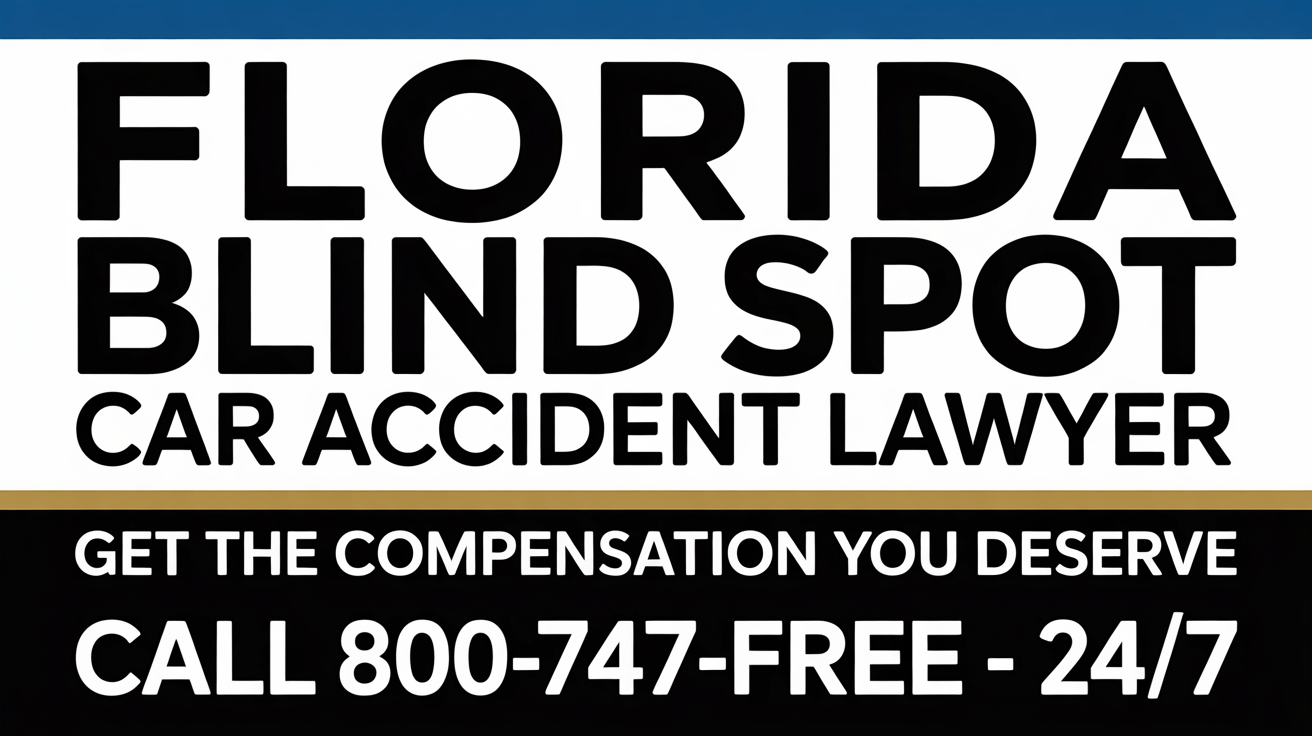 Abogado de lesiones por accidente de automóvil en punto ciego de Florida