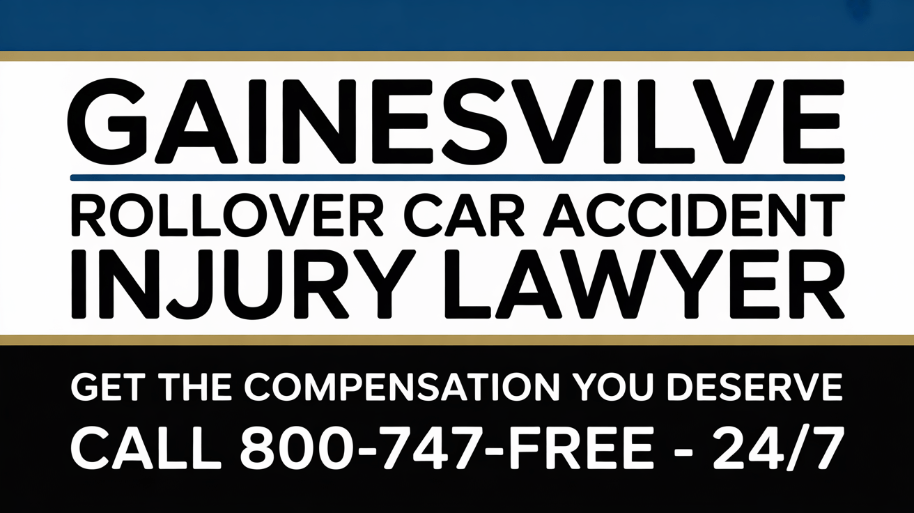 Gainesville Rollover Car Accident Injury Lawyer