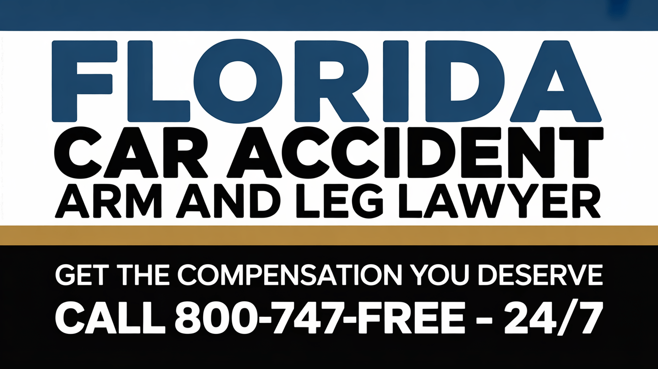 Abogado de lesiones en brazos y piernas por accidente automovilístico en Florida