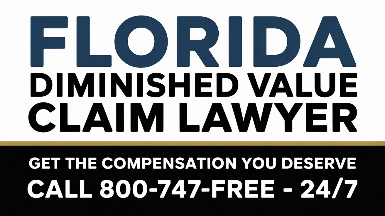 Florida Diminished Value Claim Injury Lawyer