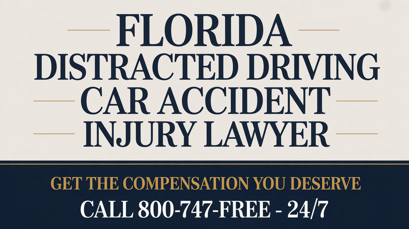 Florida Distracted Driving Car Accident Injury Lawyer
