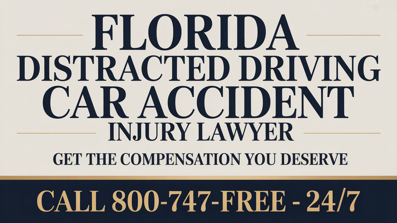 Florida Distracted Driving Car Accident Injury Lawyer