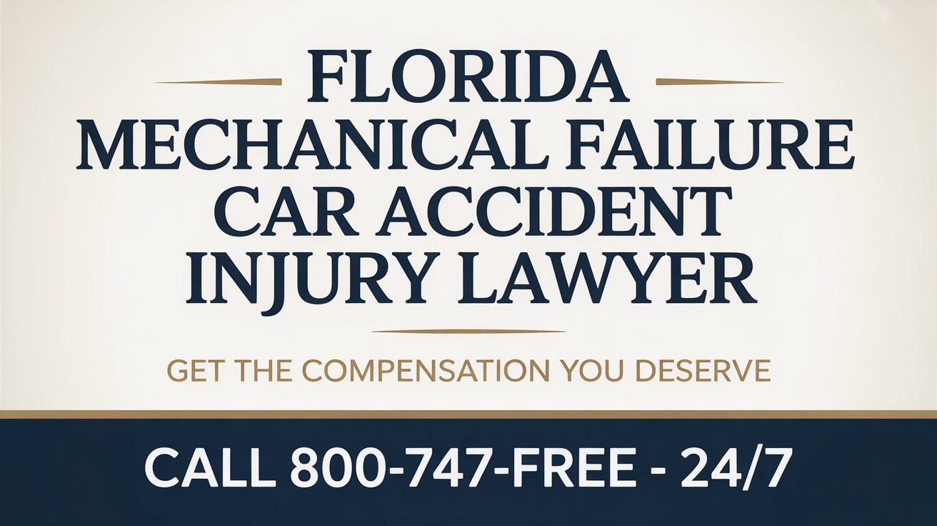 Florida Mechanical Failure Car Accident Injury Lawyer