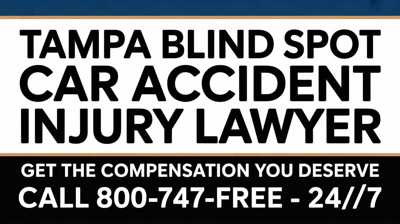 Abogado de Lesiones por Accidente de Automóvil en Tampa por Punto Ciego