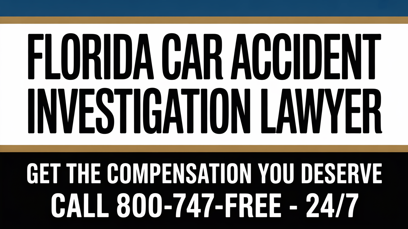Florida Car Accident Investigation Injury Lawyer